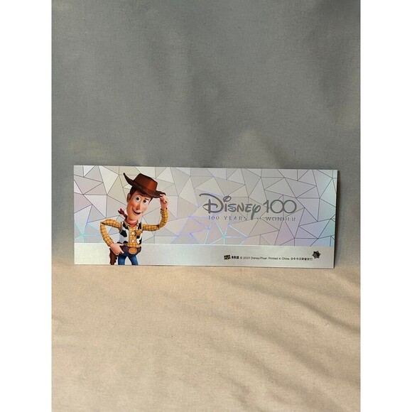 Toy Story Woody Disney100 Kakawow Refractor Ticket Jumbo Card Lmt. Edition 2468 - Picture 3 of 6